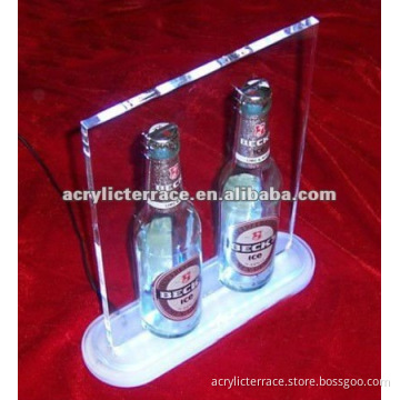 LED acrylic wine bottle display,wine bottle holder